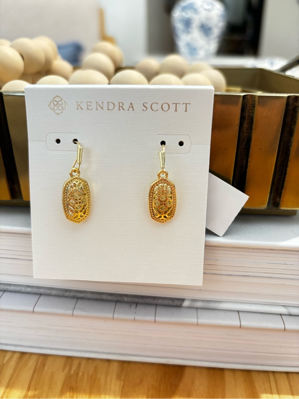 Kendra Scott Brenna Drop Filigree Earrings